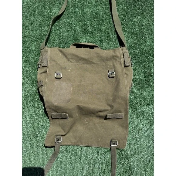 West German Combat Pack Large Musette Bag Bundeswehr Distressed 1961 Original